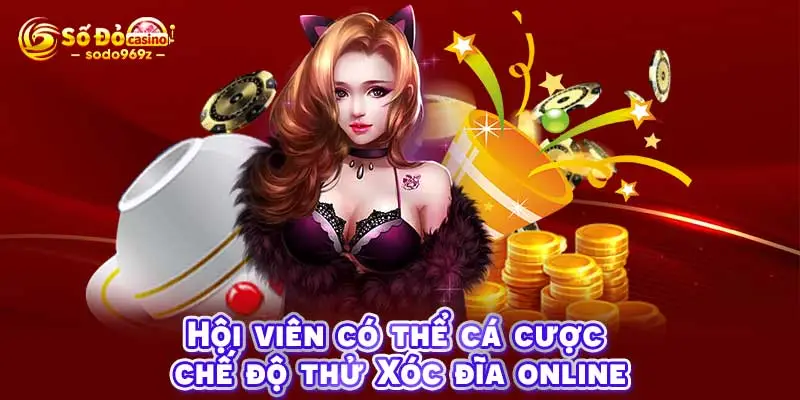 Hội viên có thể cá cược chế độ thử Xóc đĩa online