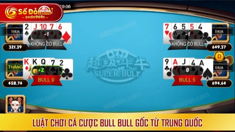 Luật chơi cá cược Bull Bull gốc từ Trung Quốc